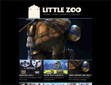 Tablet Screenshot of littlezoostudio.com